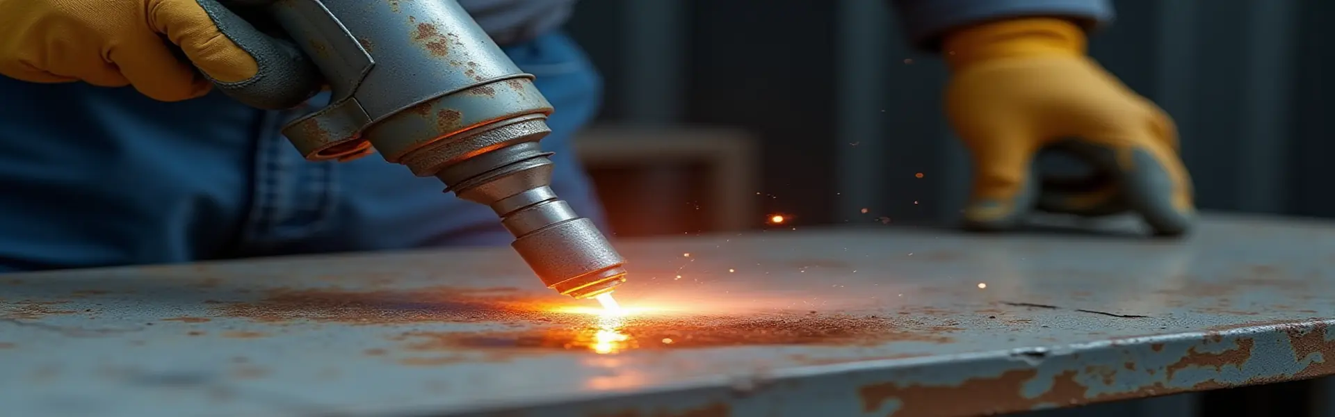 Décapage laser de structures métalliques